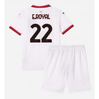 Camiseta AC Milan Emerson Royal #22 Visitante Equipación para niños 2024-25 manga corta (+ pantalones cortos)